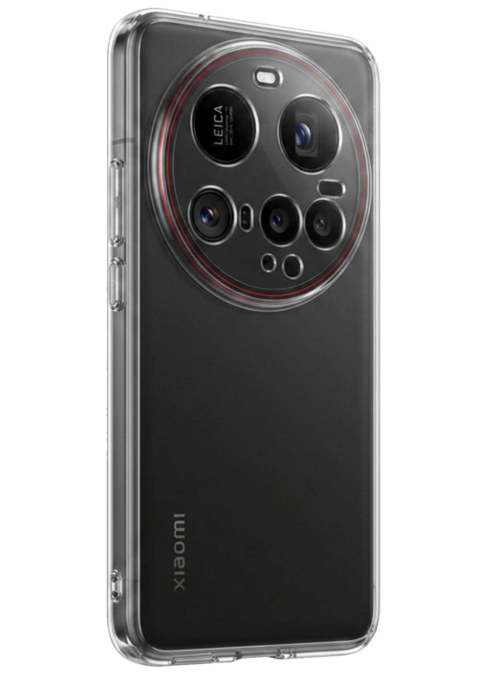 BTH BTH Xiaomi 15 Ultra Hoesje Siliconen Met 2x Screenprotector - Transparant