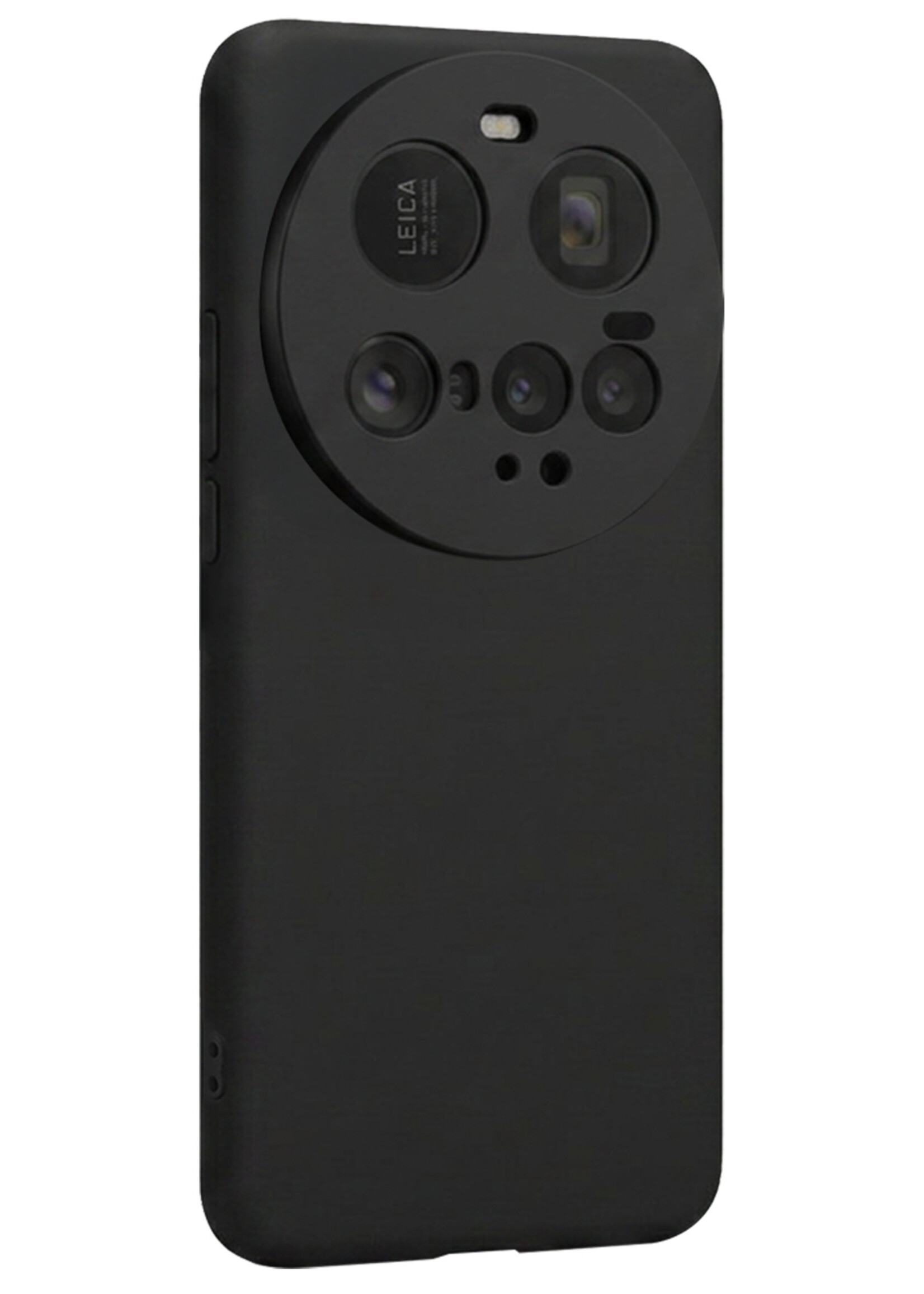 BTH BTH Xiaomi 15 Ultra Hoesje Siliconen Met Screenprotector - Zwart
