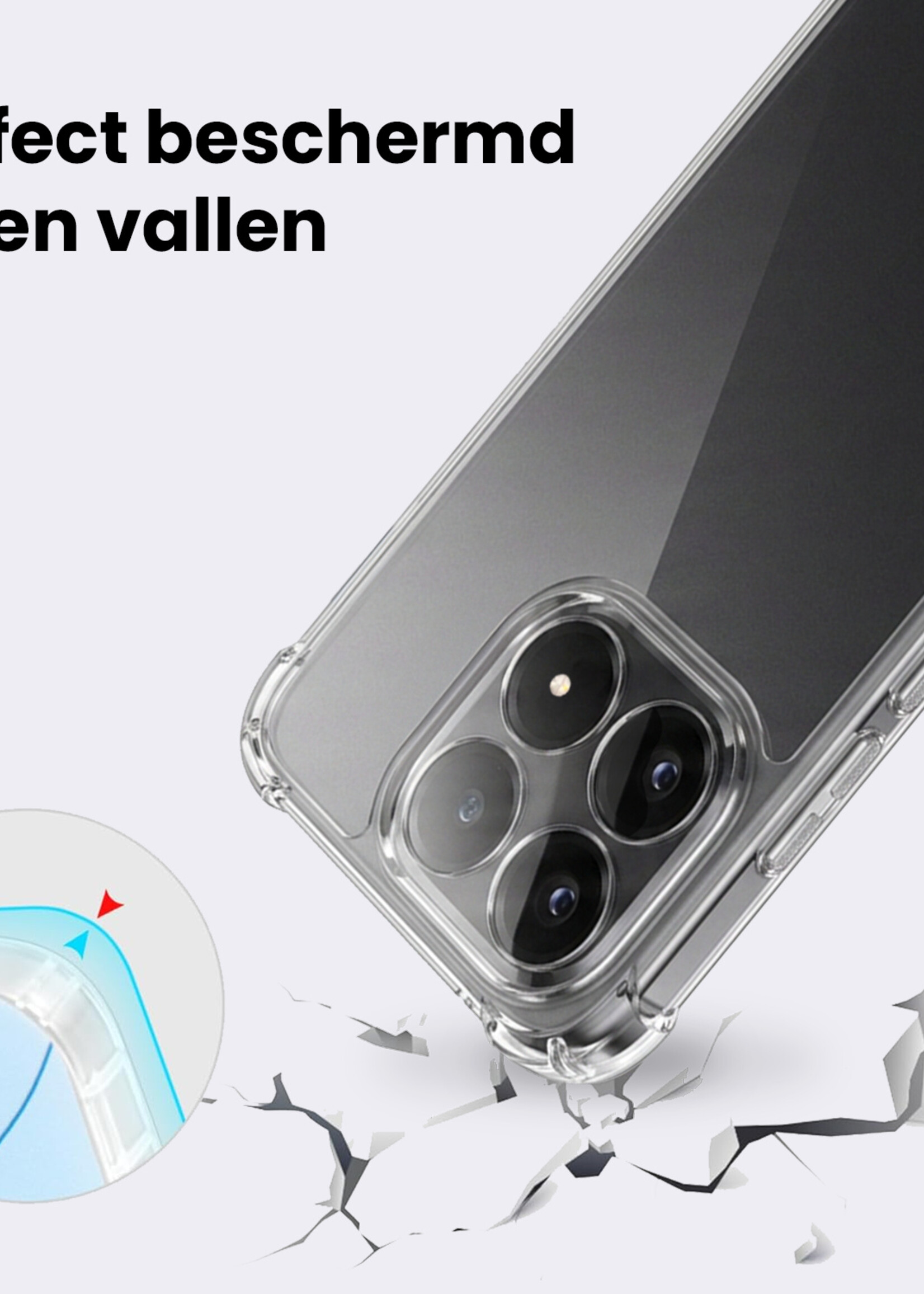 BTH BTH Xiaomi 15T Hoesje Shockproof - Transparant