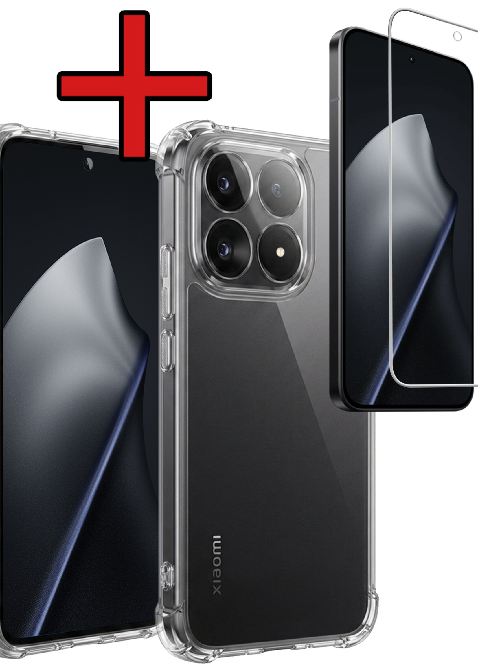 BTH BTH Xiaomi 15T Hoesje Shockproof Met Screenprotector