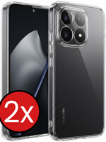 BTH BTH Xiaomi 15T Hoesje Siliconen - Transparant - 2 PACK