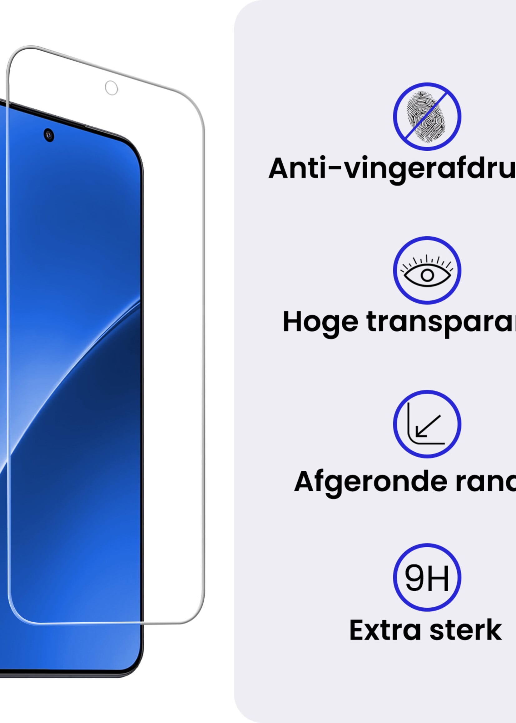 BTH BTH Xiaomi 15T Hoesje Siliconen Met 2x Screenprotector - Zwart