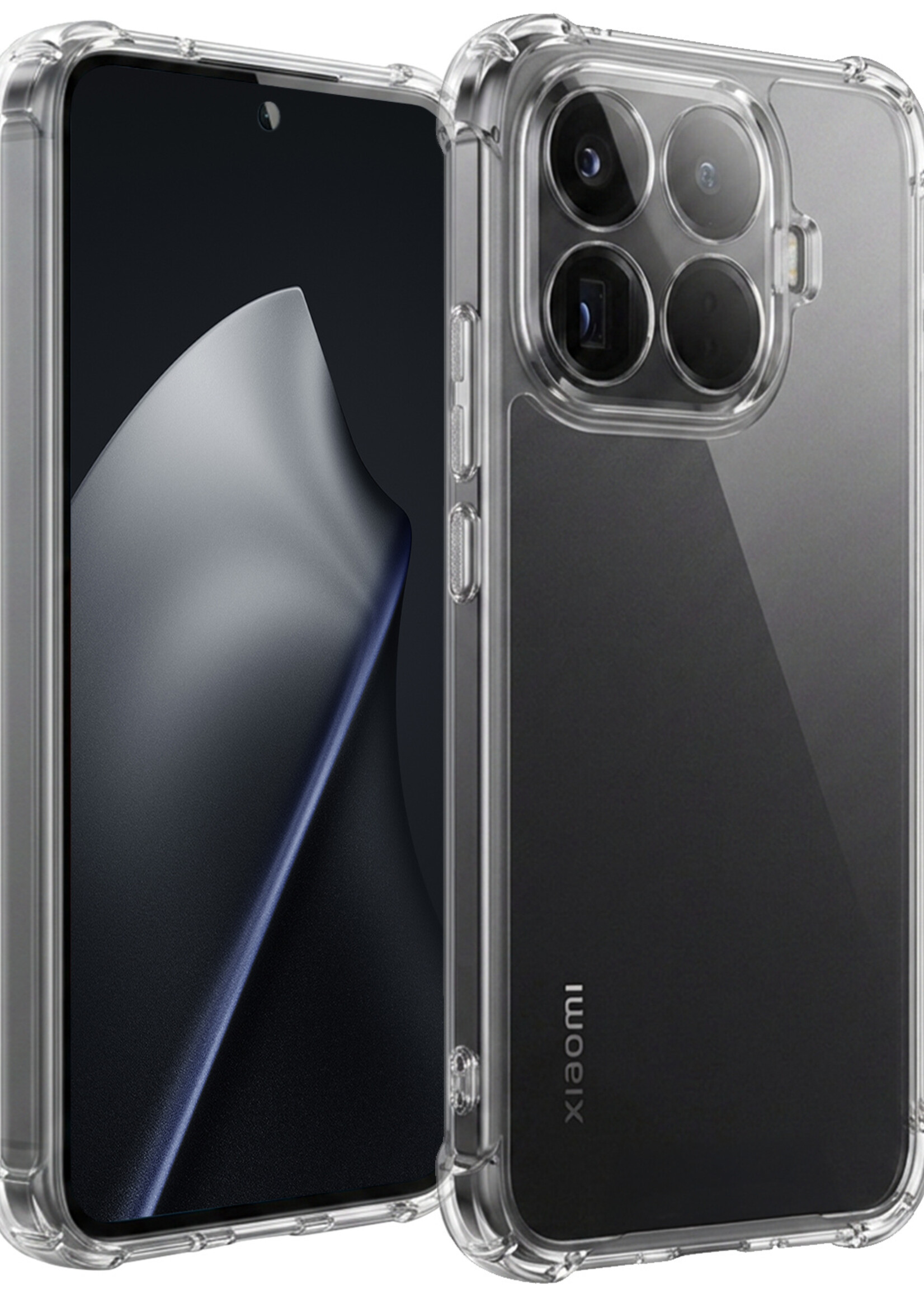 BTH BTH Xiaomi 15T Pro Hoesje Shockproof - Transparant