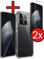 BTH BTH Xiaomi 15T Pro Hoesje Shockproof Met 2x Screenprotector