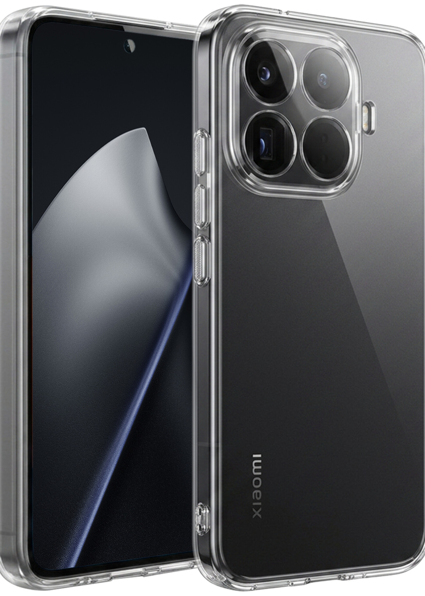 BTH BTH Xiaomi 15T Pro Hoesje Siliconen - Transparant