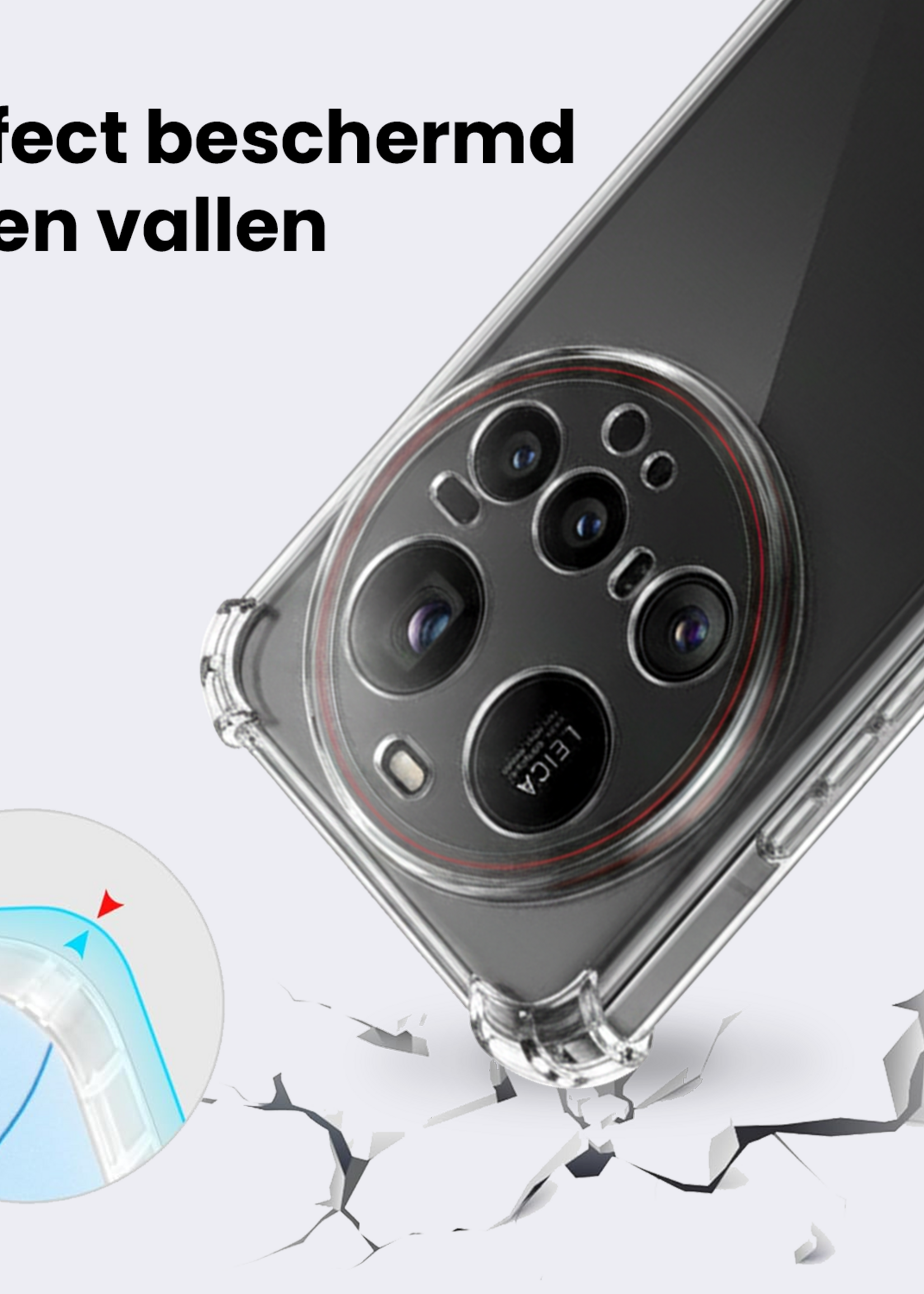 BTH BTH Xiaomi 15 Ultra Hoesje Shockproof - Transparant
