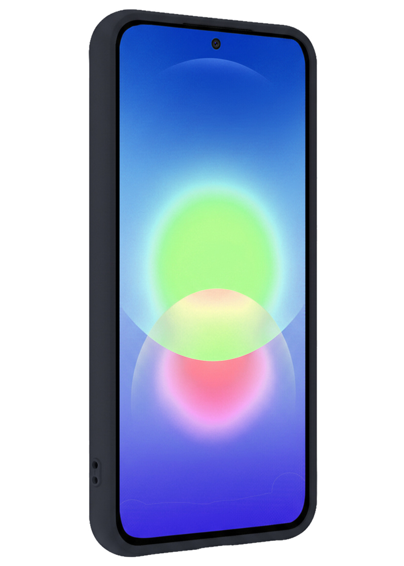 BTH BTH Samsung Galaxy A27 Hoesje Siliconen - Donkerblauw