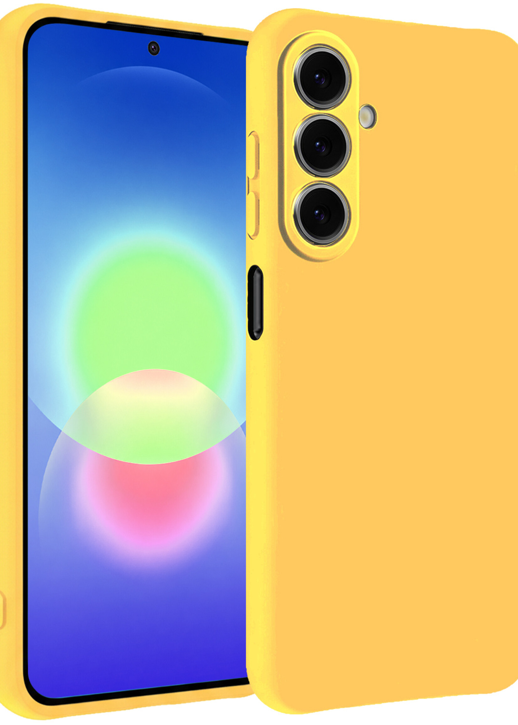 BTH BTH Samsung Galaxy A27 Hoesje Siliconen - Geel