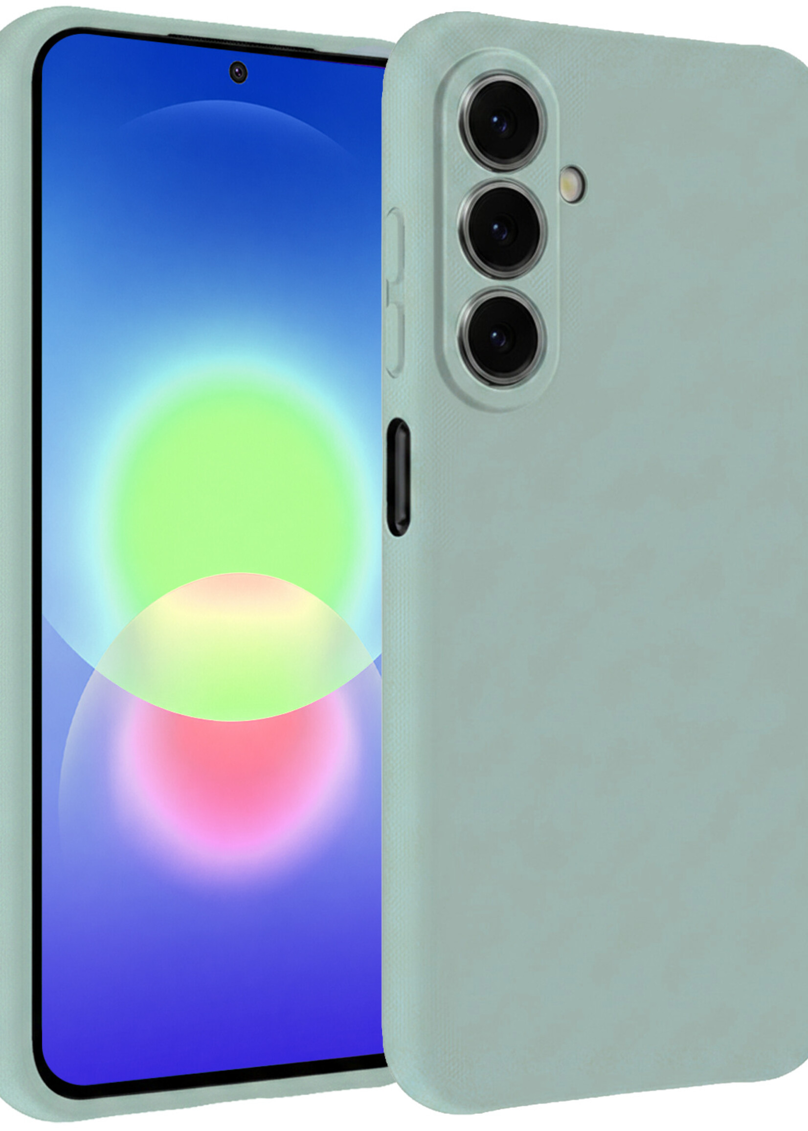 BTH BTH Samsung Galaxy A27 Hoesje Siliconen - Lichtblauw