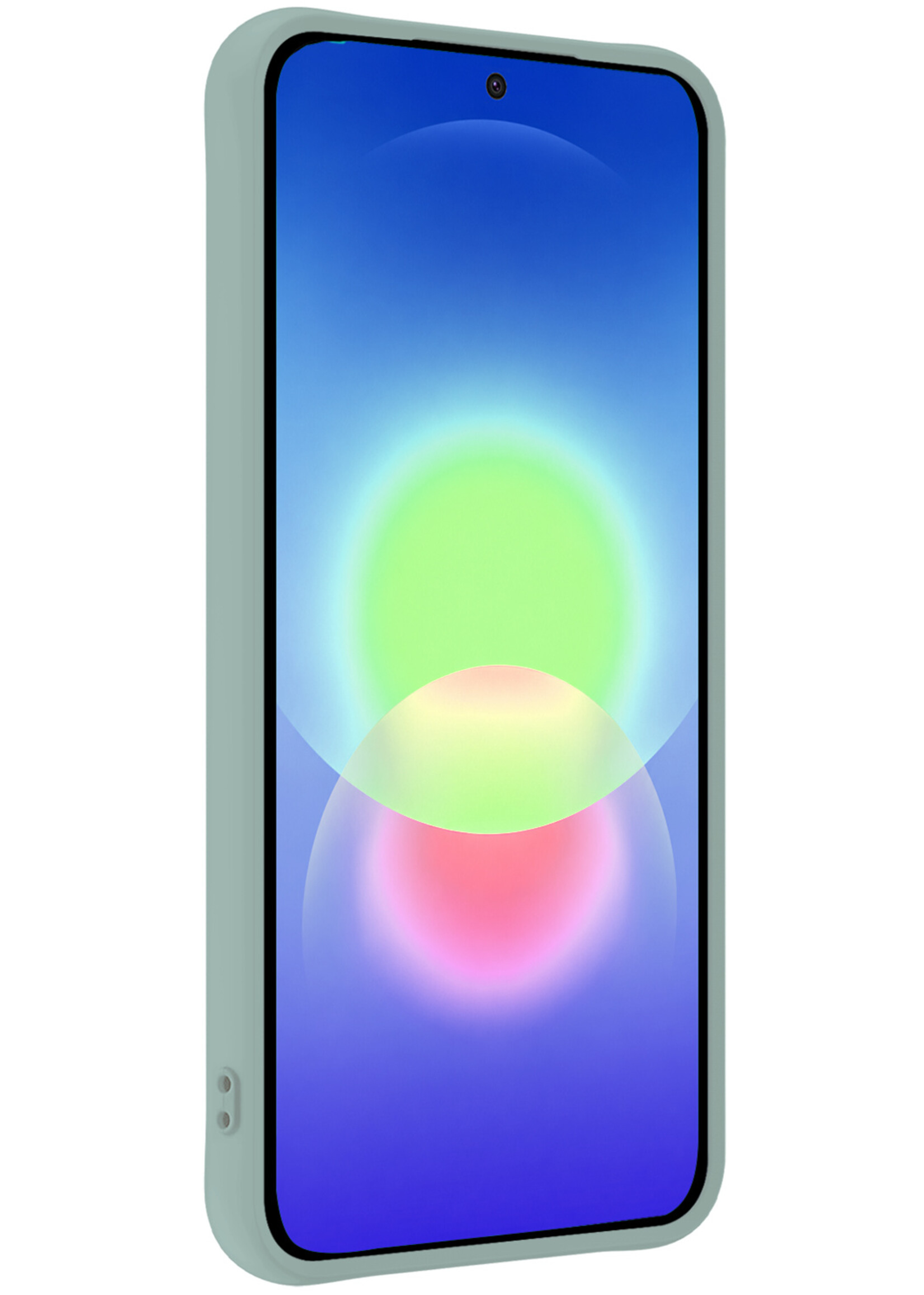 BTH BTH Samsung Galaxy A27 Hoesje Siliconen - Lichtblauw
