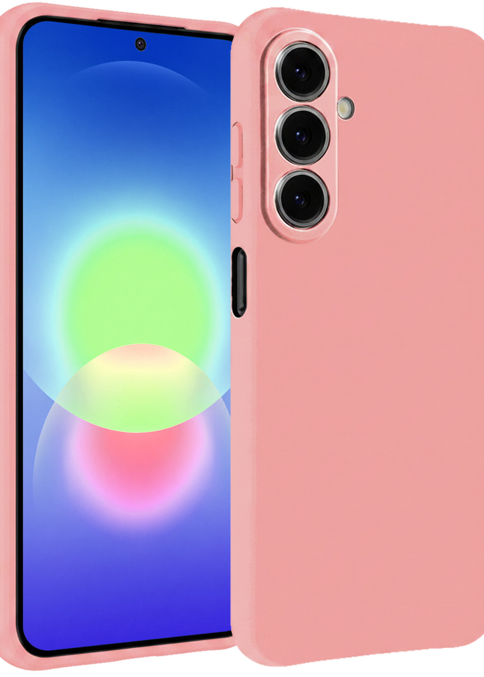 BTH BTH Samsung Galaxy A27 Hoesje Siliconen - Lichtroze