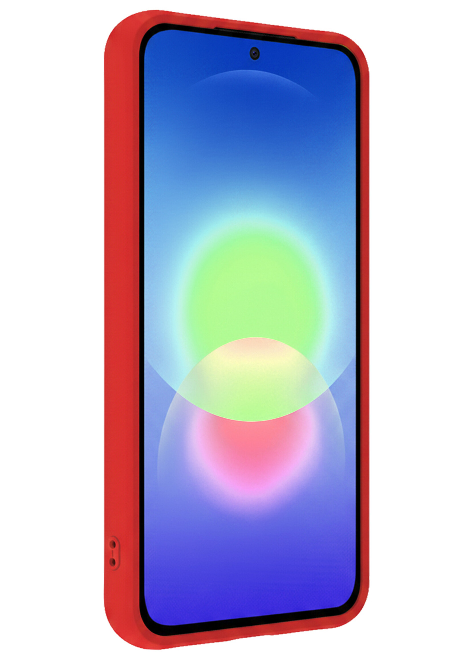 BTH BTH Samsung Galaxy A27 Hoesje Siliconen - Rood - 2 PACK