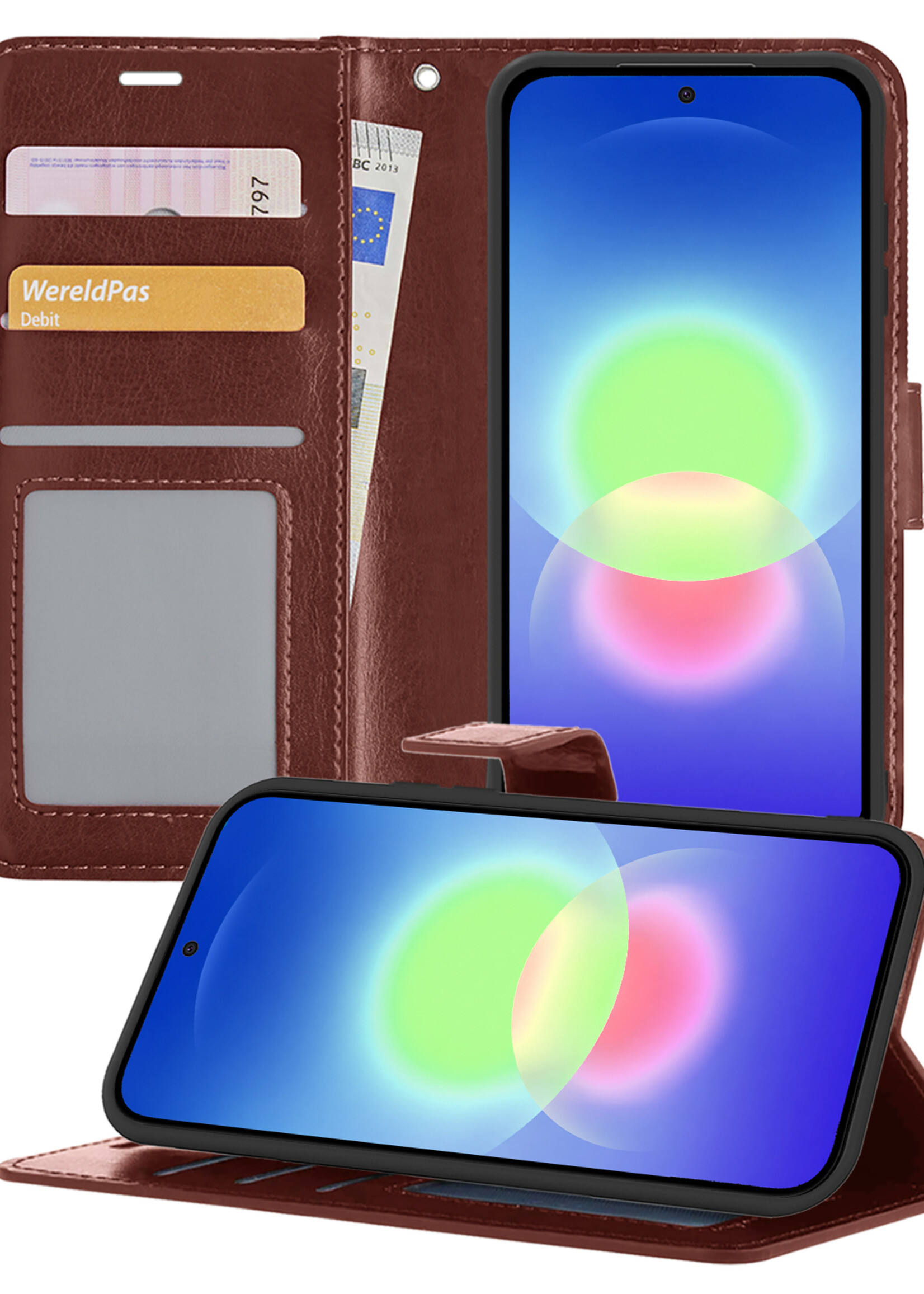 BTH BTH Samsung Galaxy A27 Hoesje Bookcase - Bruin