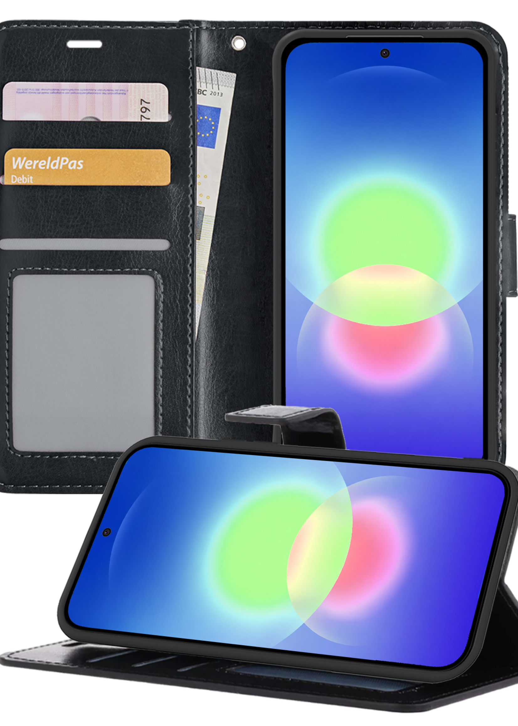 BTH BTH Samsung Galaxy A27 Hoesje Bookcase - Zwart