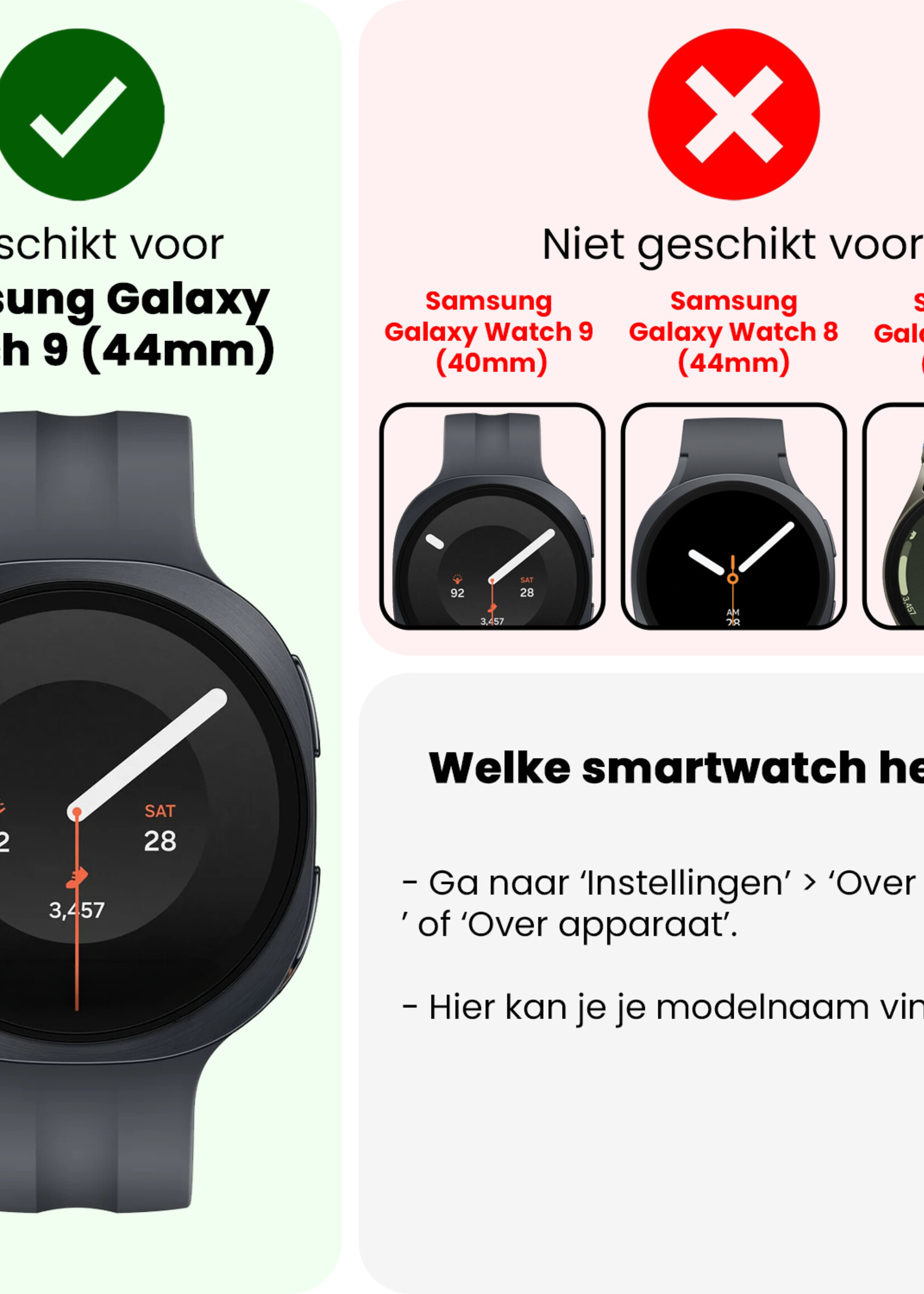 BTH BTH Samsung Galaxy Watch 9 (44 mm) Screenprotector