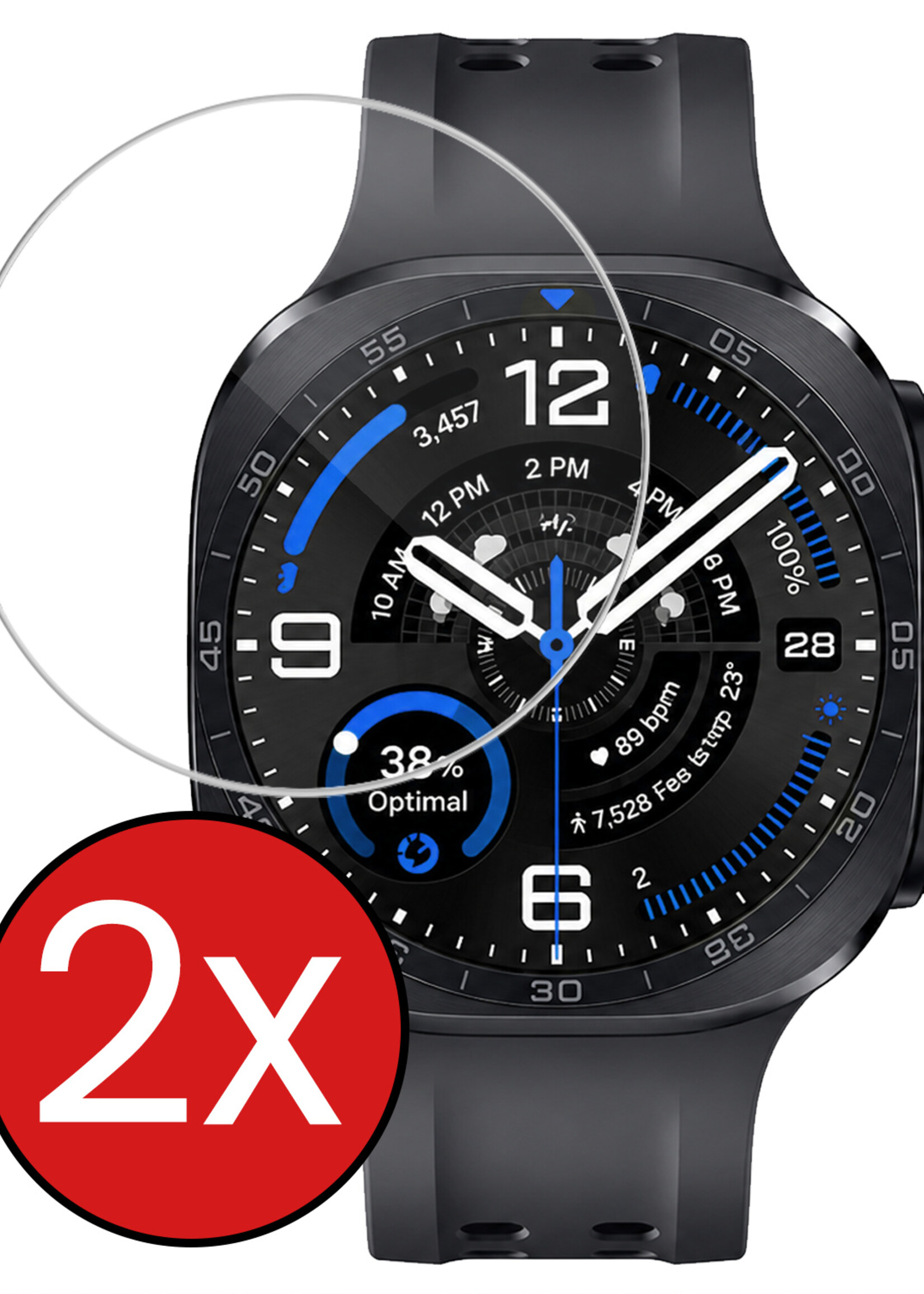 BTH BTH Samsung Galaxy Watch Ultra 2 (2026) Screenprotector - 2 PACK