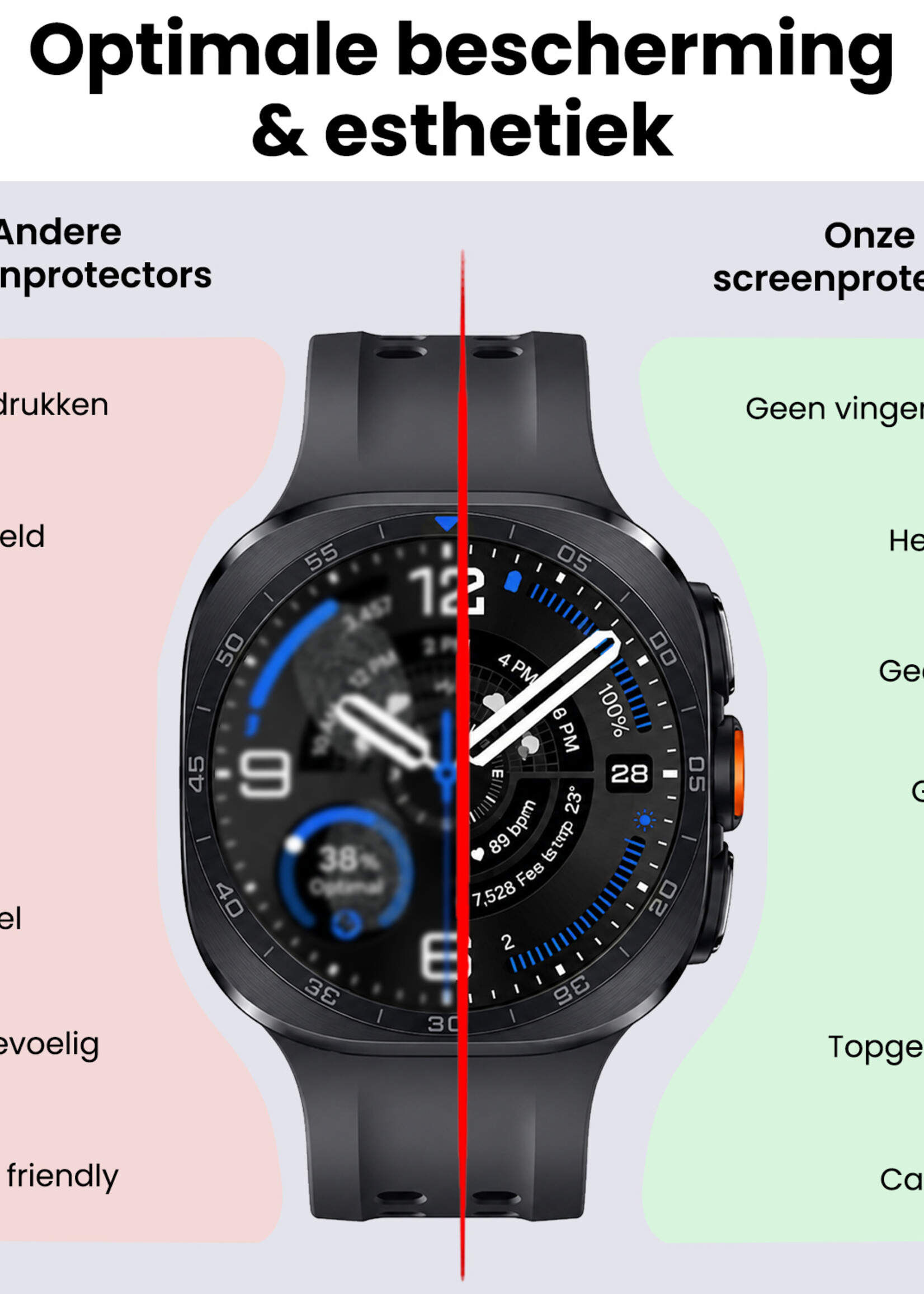 BTH BTH Samsung Galaxy Watch Ultra 2 (2026) Screenprotector - 3 PACK