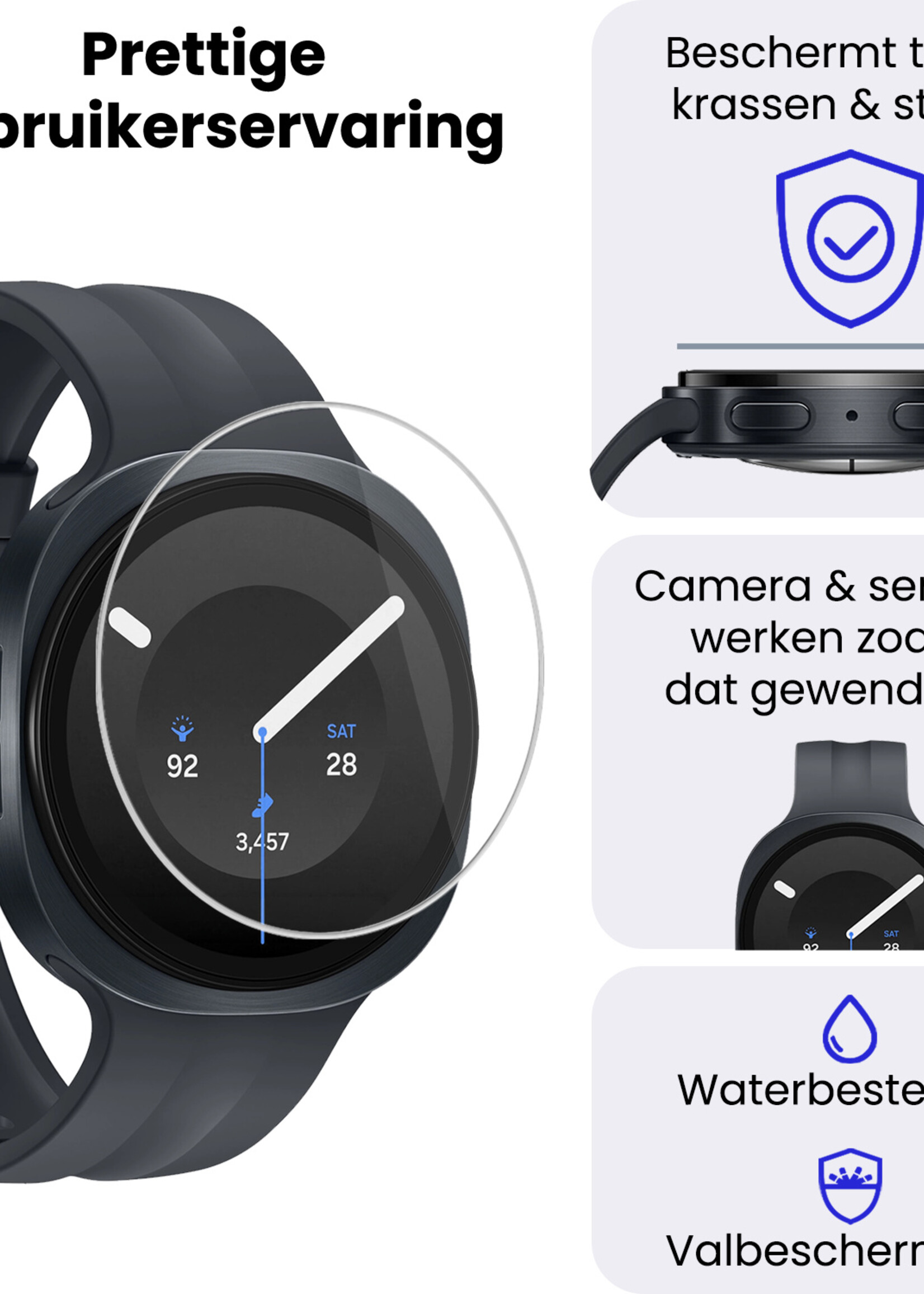 BTH BTH Samsung Galaxy Watch 9 (40 mm) Screenprotector - 2 PACK