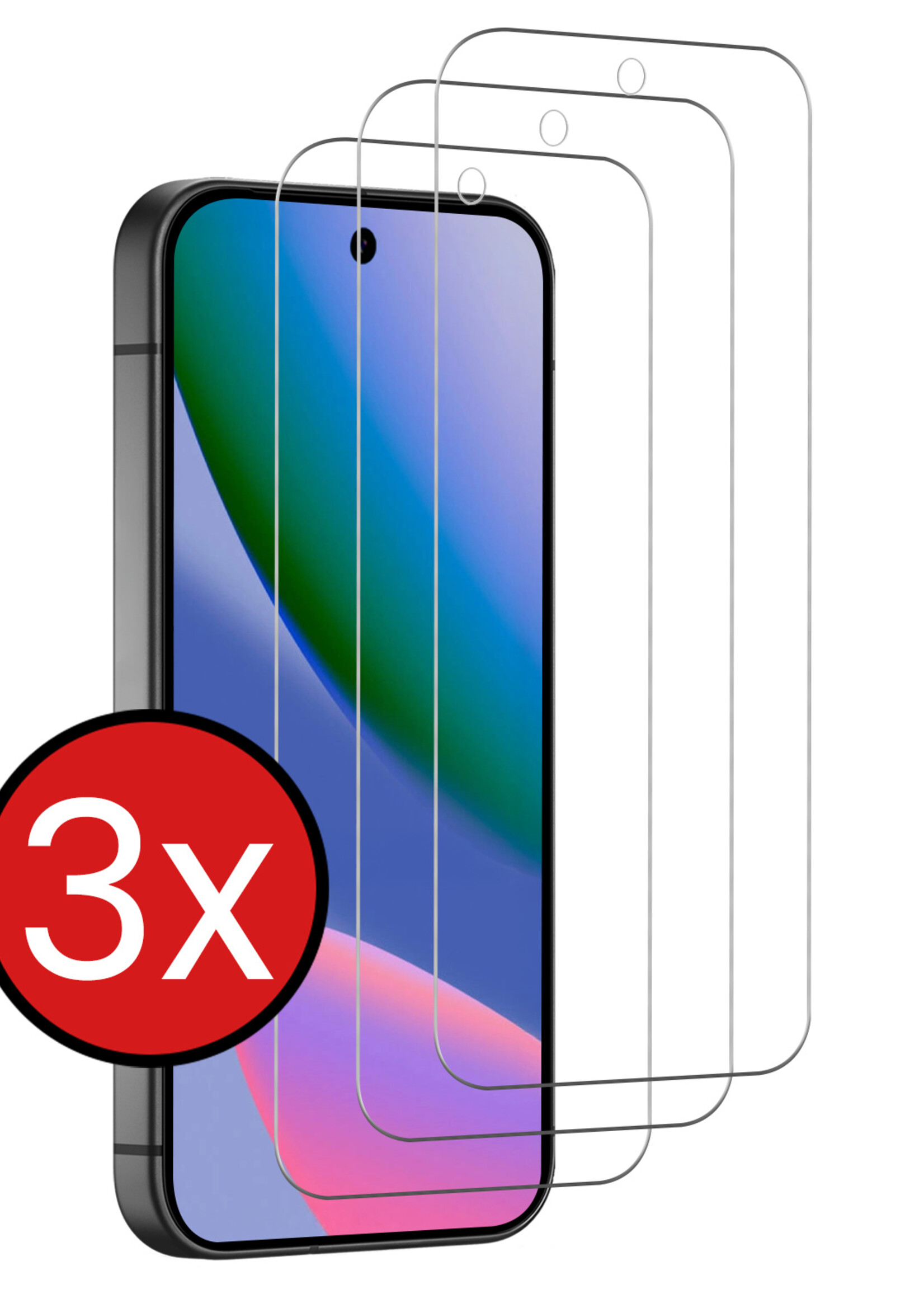 BTH BTH Google Pixel 11 Screenprotector Glas - 3 PACK