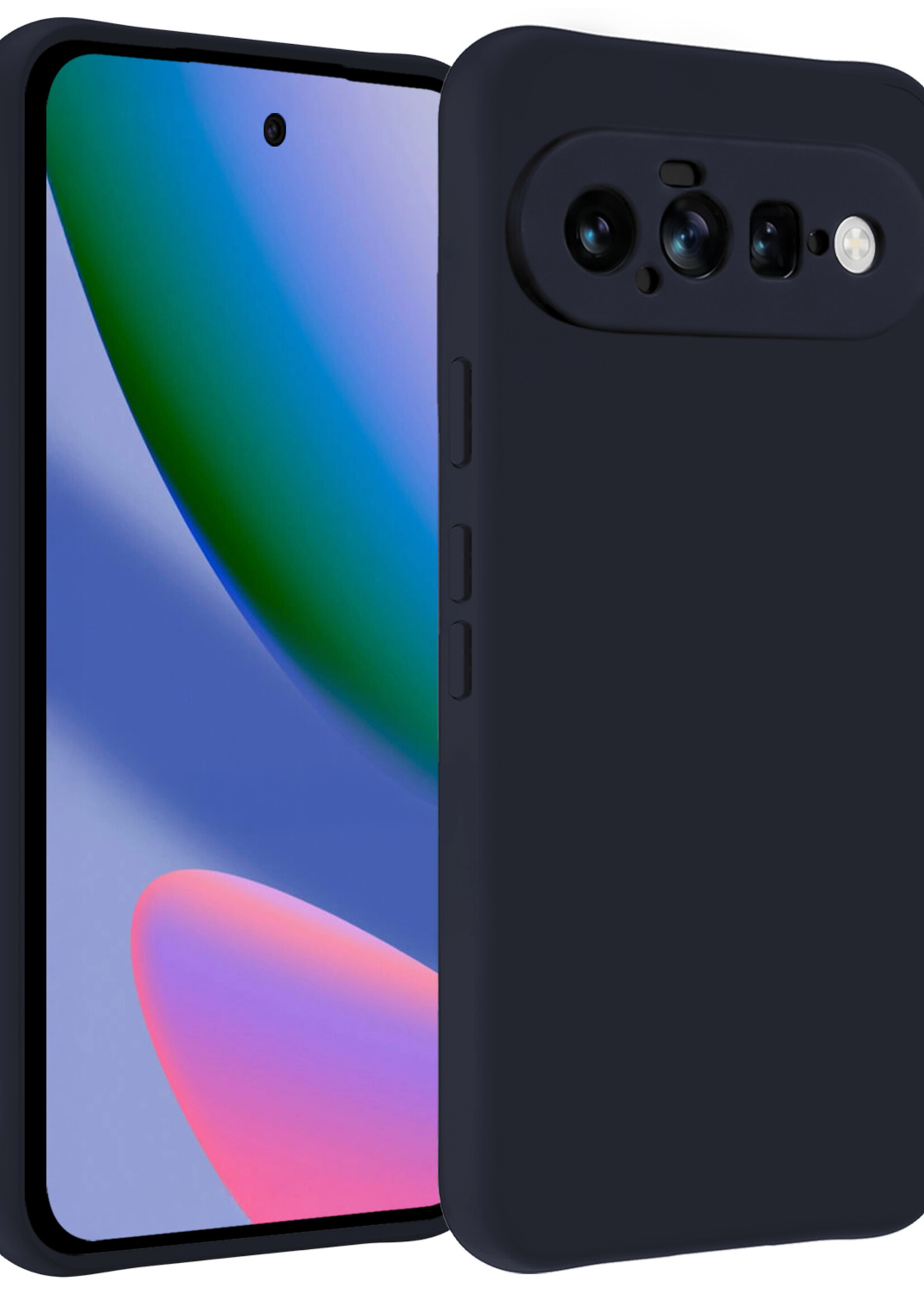 BTH BTH Google Pixel 11 Hoesje Siliconen - Donkerblauw