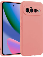 BTH BTH Google Pixel 11 Hoesje Siliconen - Lichtroze