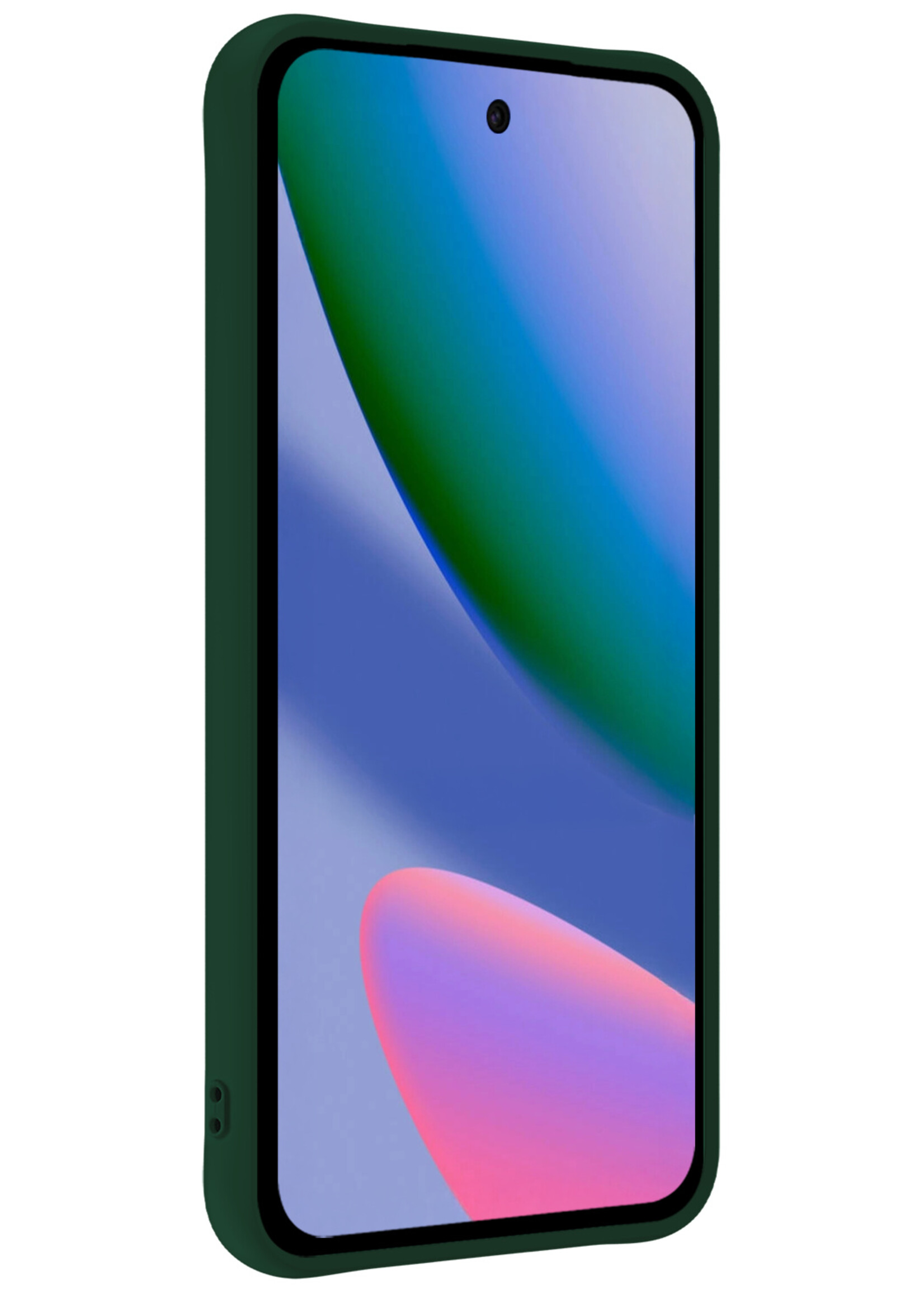 BTH BTH Google Pixel 11 Hoesje Siliconen - Donkergroen - 2 PACK