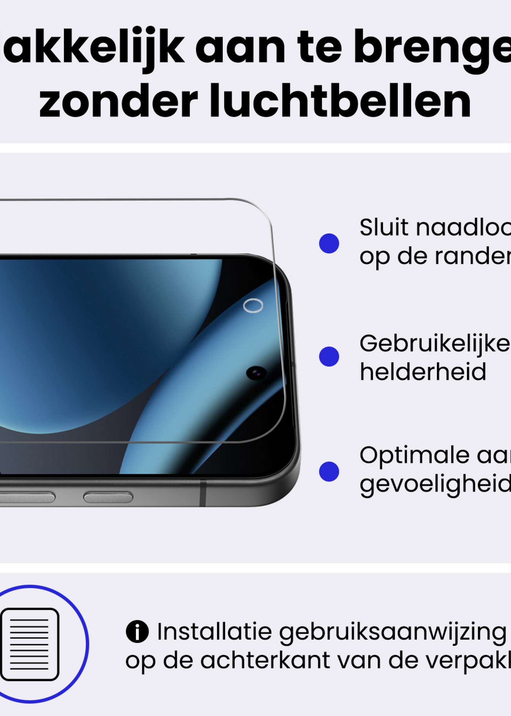 BTH BTH Google Pixel 11 Pro Screenprotector Glas - 3 PACK