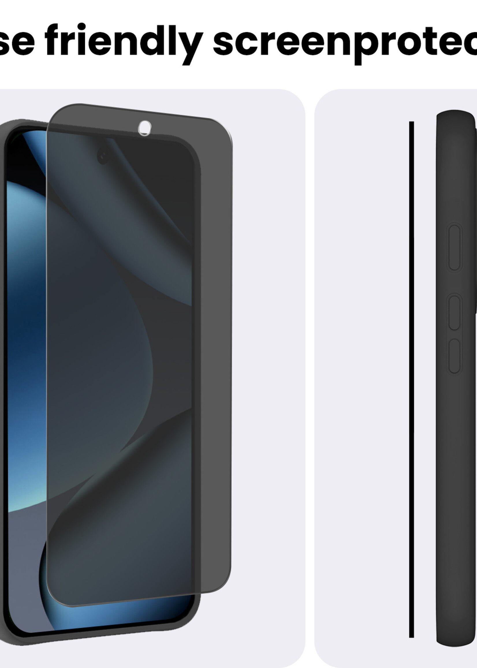 BTH BTH Google Pixel 11 Pro Screenprotector Glas Privacy - 3 PACK