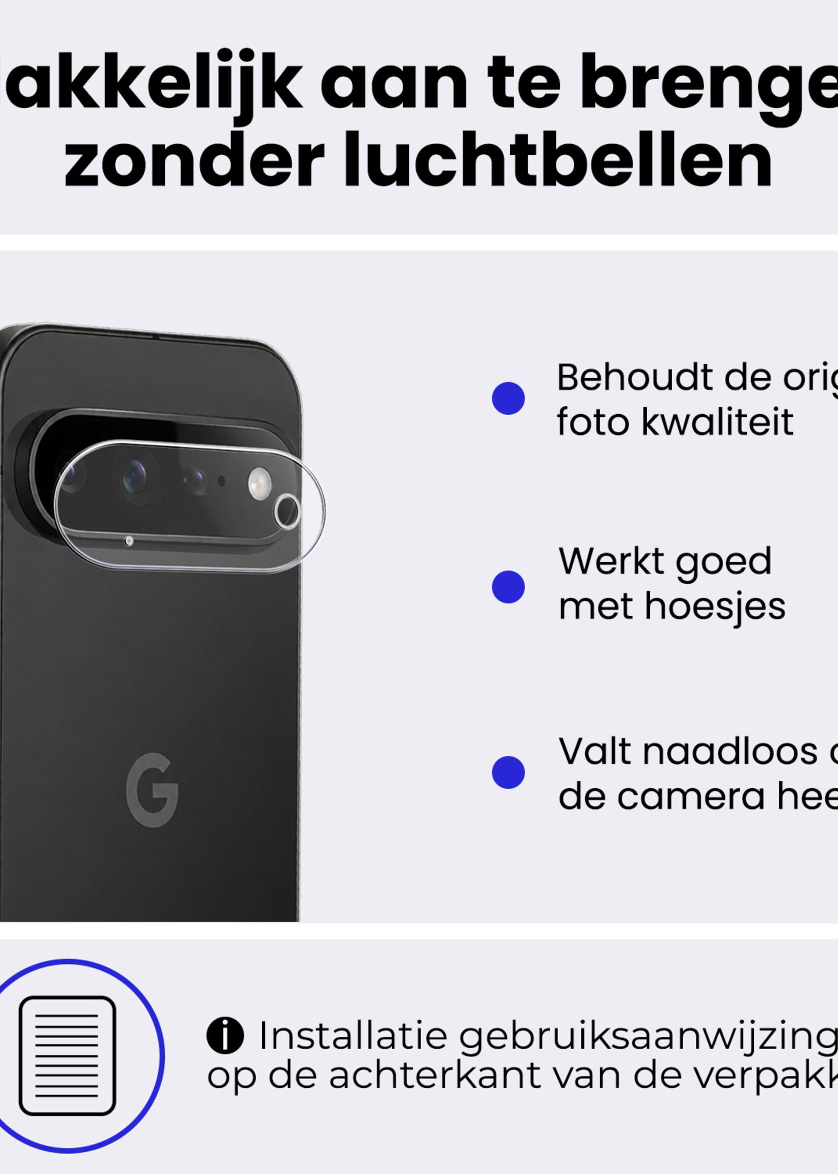 BTH BTH Google Pixel 11 Pro Camera Screenprotector - 2 PACK