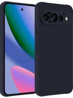 BTH BTH Google Pixel 11 Pro Hoesje Siliconen - Donkerblauw