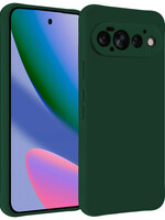 BTH BTH Google Pixel 11 Pro Hoesje Siliconen - Donkergroen