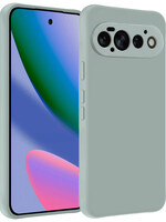 BTH BTH Google Pixel 11 Pro Hoesje Siliconen - Lichtblauw