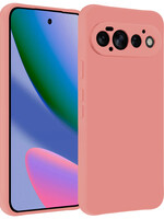 BTH BTH Google Pixel 11 Pro Hoesje Siliconen - Lichtroze