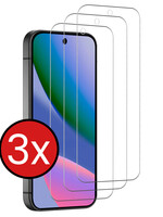 BTH BTH Google Pixel 11 Pro XL Screenprotector Glas - 3 PACK