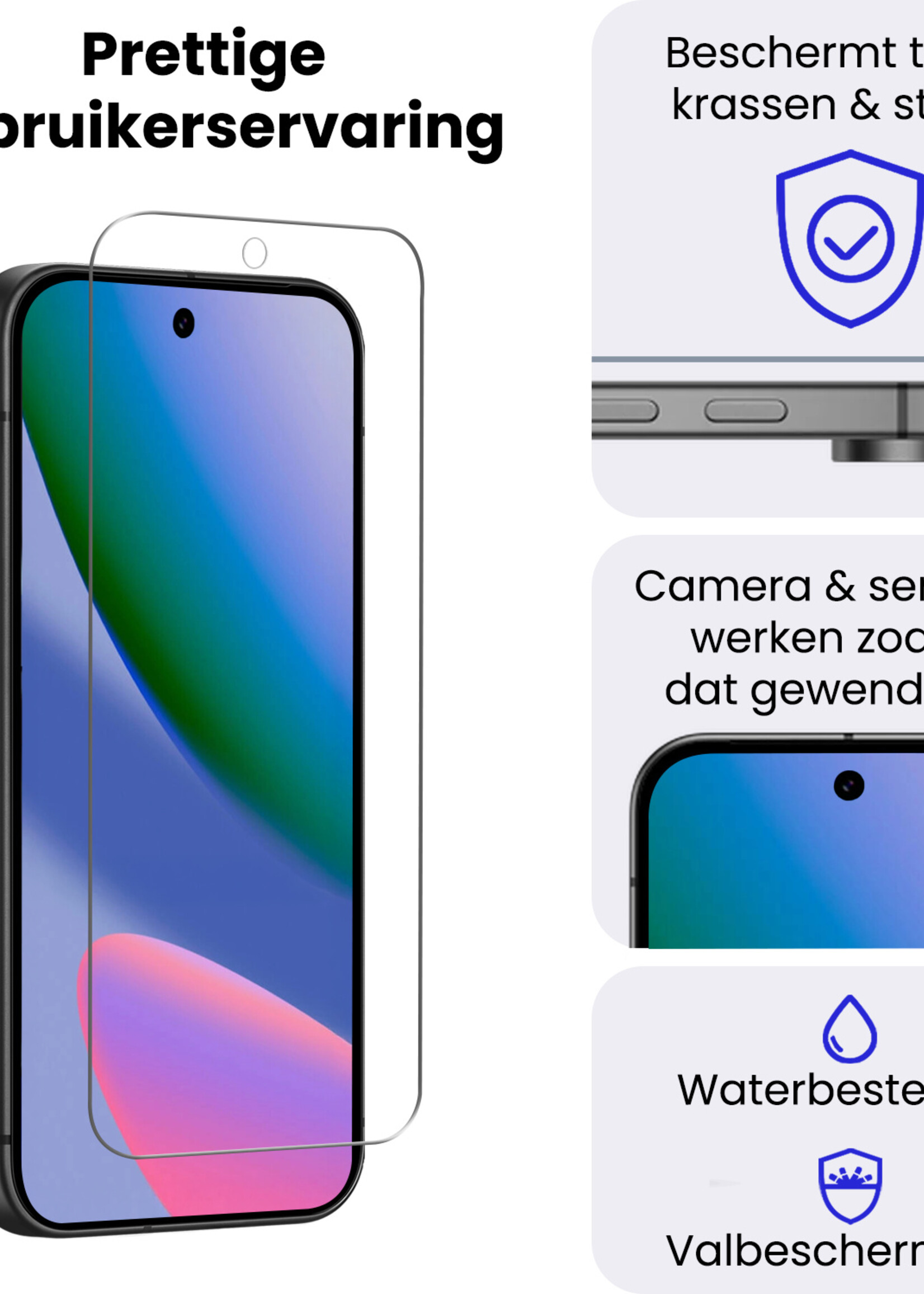 BTH BTH Google Pixel 11 Pro XL Screenprotector Glas - 3 PACK