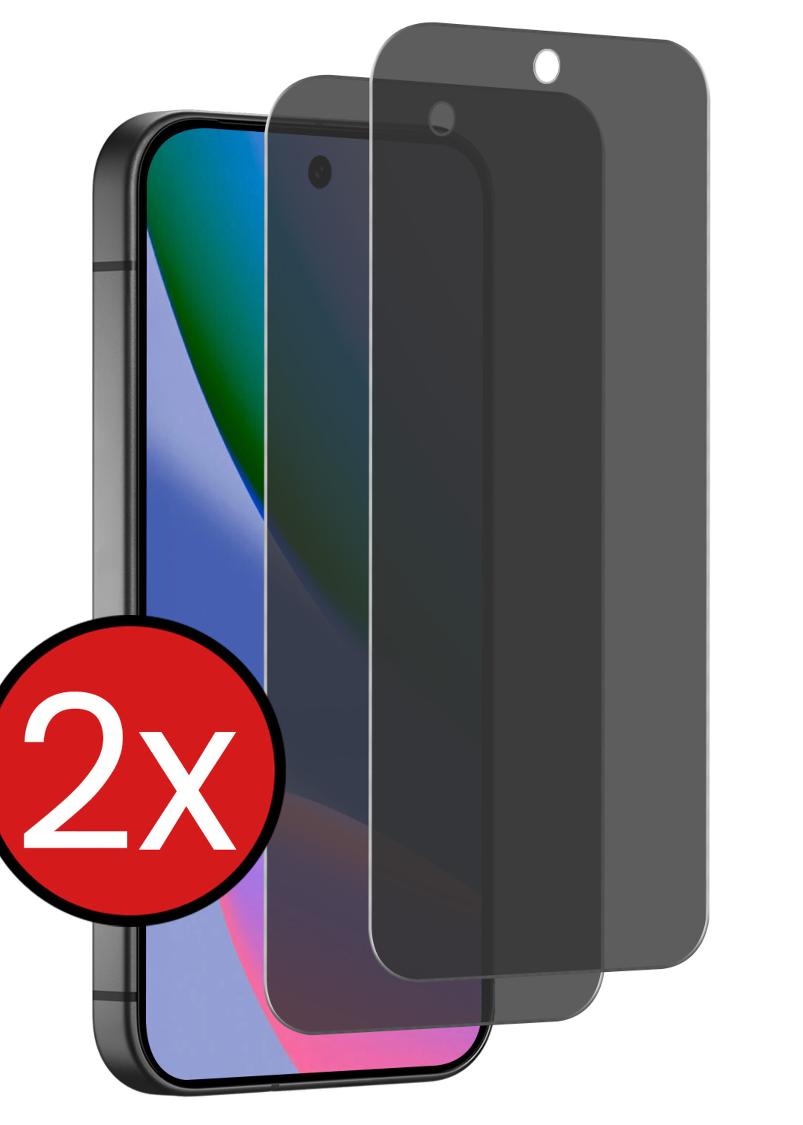 BTH BTH Google Pixel 11 Pro XL Screenprotector Glas Privacy - 2 PACK