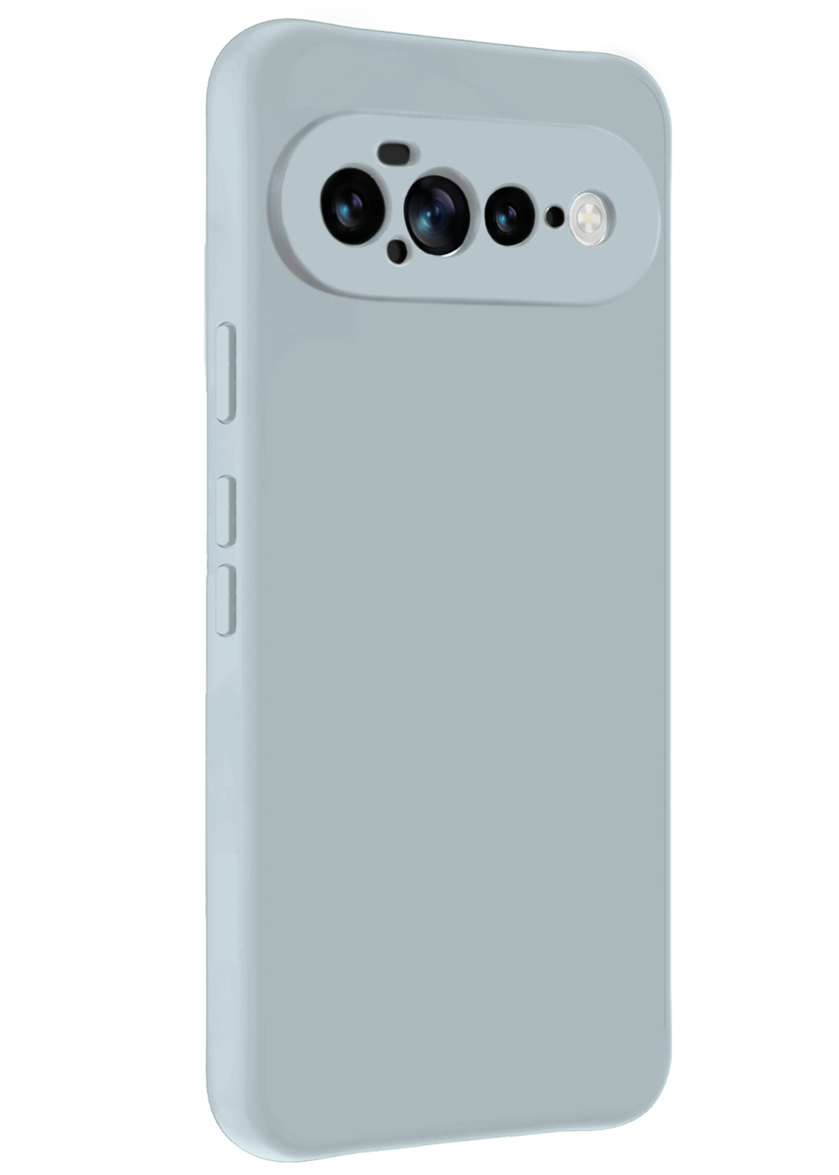 BTH BTH Google Pixel 11 Pro XL Hoesje Siliconen - Lichtblauw - 2 PACK