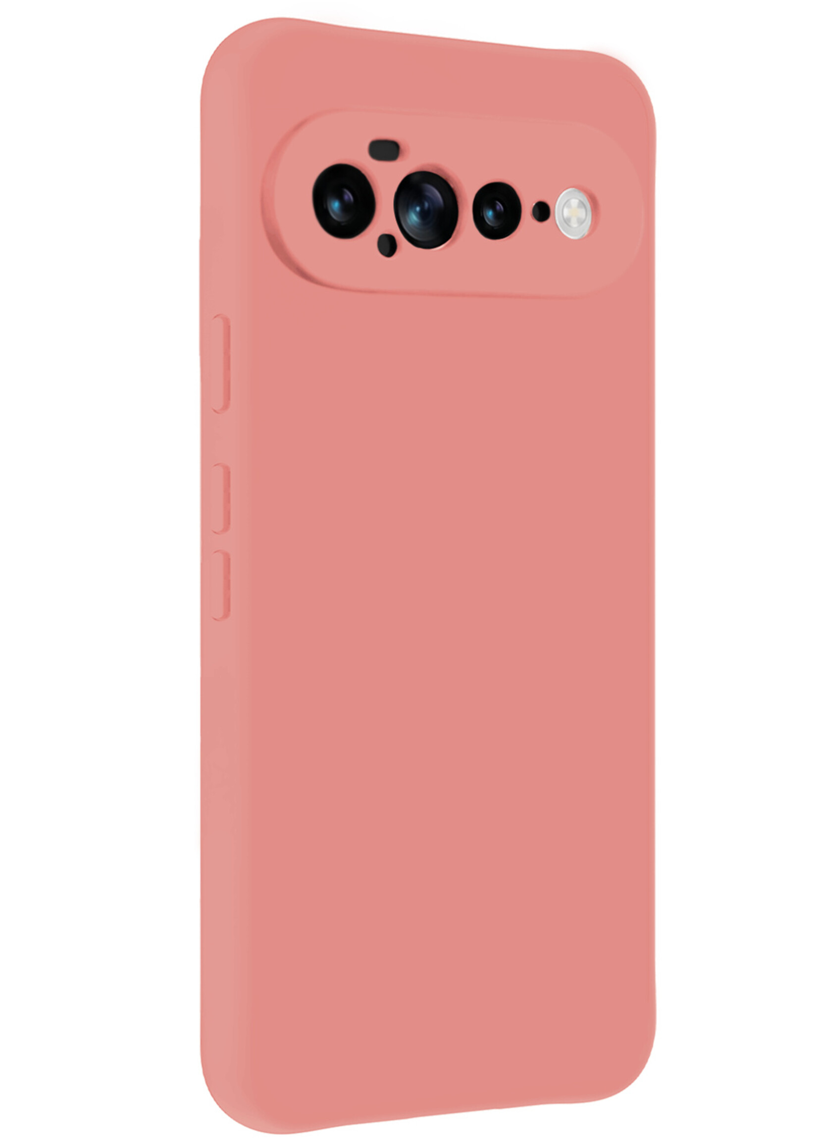 BTH BTH Google Pixel 11 Pro XL Hoesje Siliconen - Lichtroze - 2 PACK