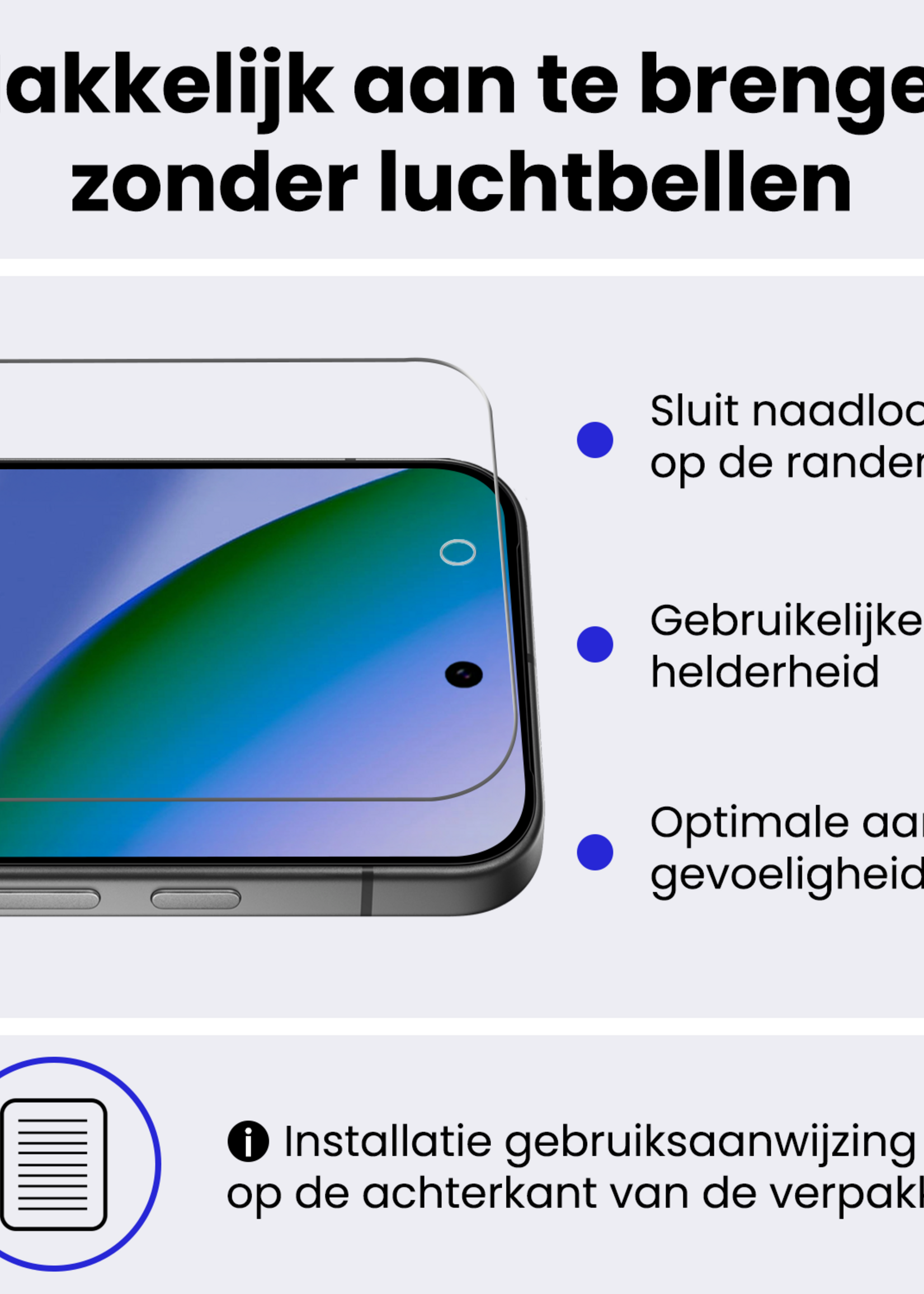 BTH BTH Google Pixel 11 Hoesje Siliconen Met Screenprotector - Transparant
