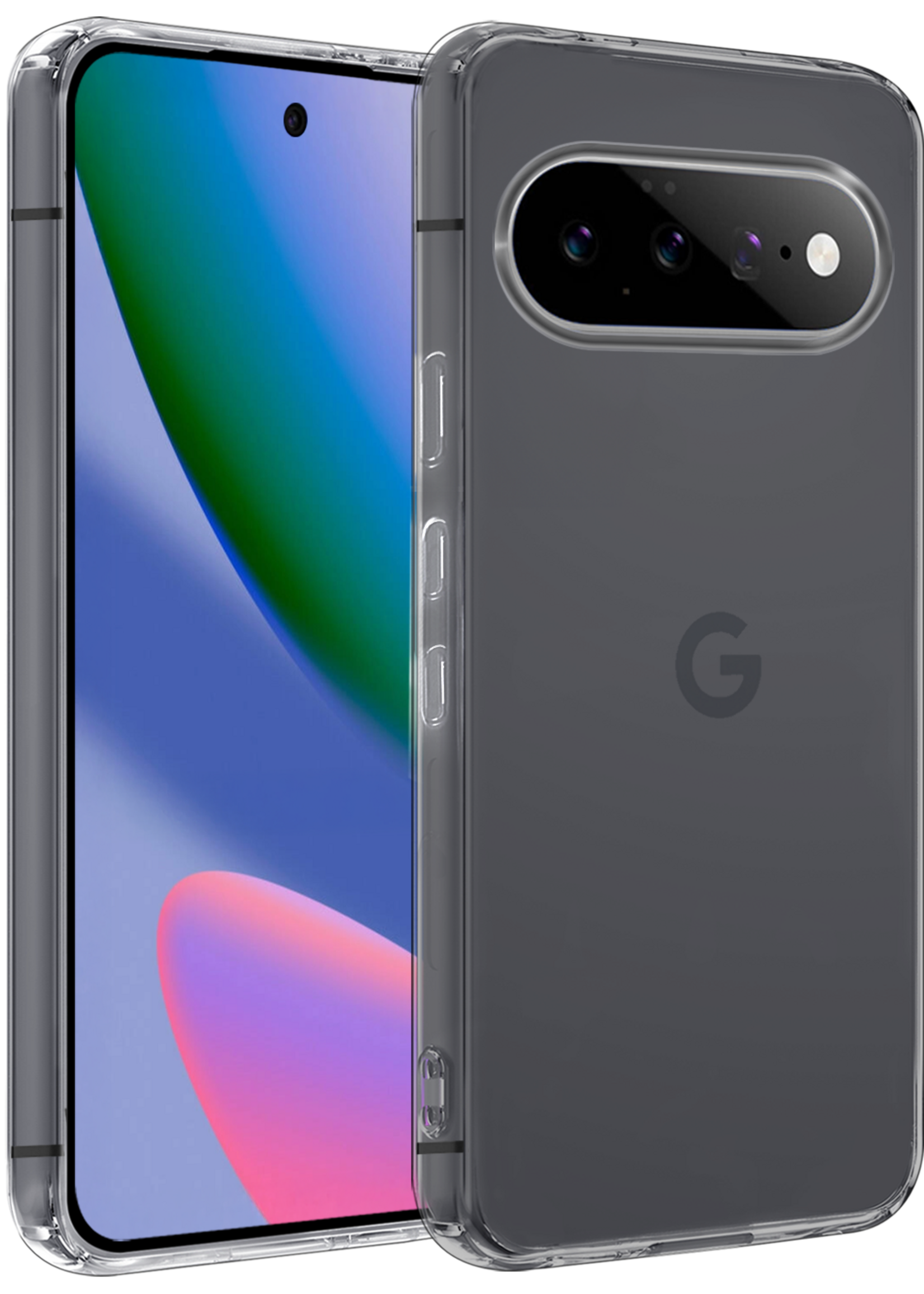 BTH BTH Google Pixel 11 Pro Hoesje Siliconen - Transparant