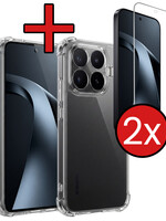 BTH BTH Xiaomi 17T Hoesje Shockproof Met 2x Screenprotector