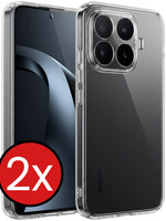 BTH BTH Xiaomi 17T Hoesje Siliconen - Transparant - 2 PACK