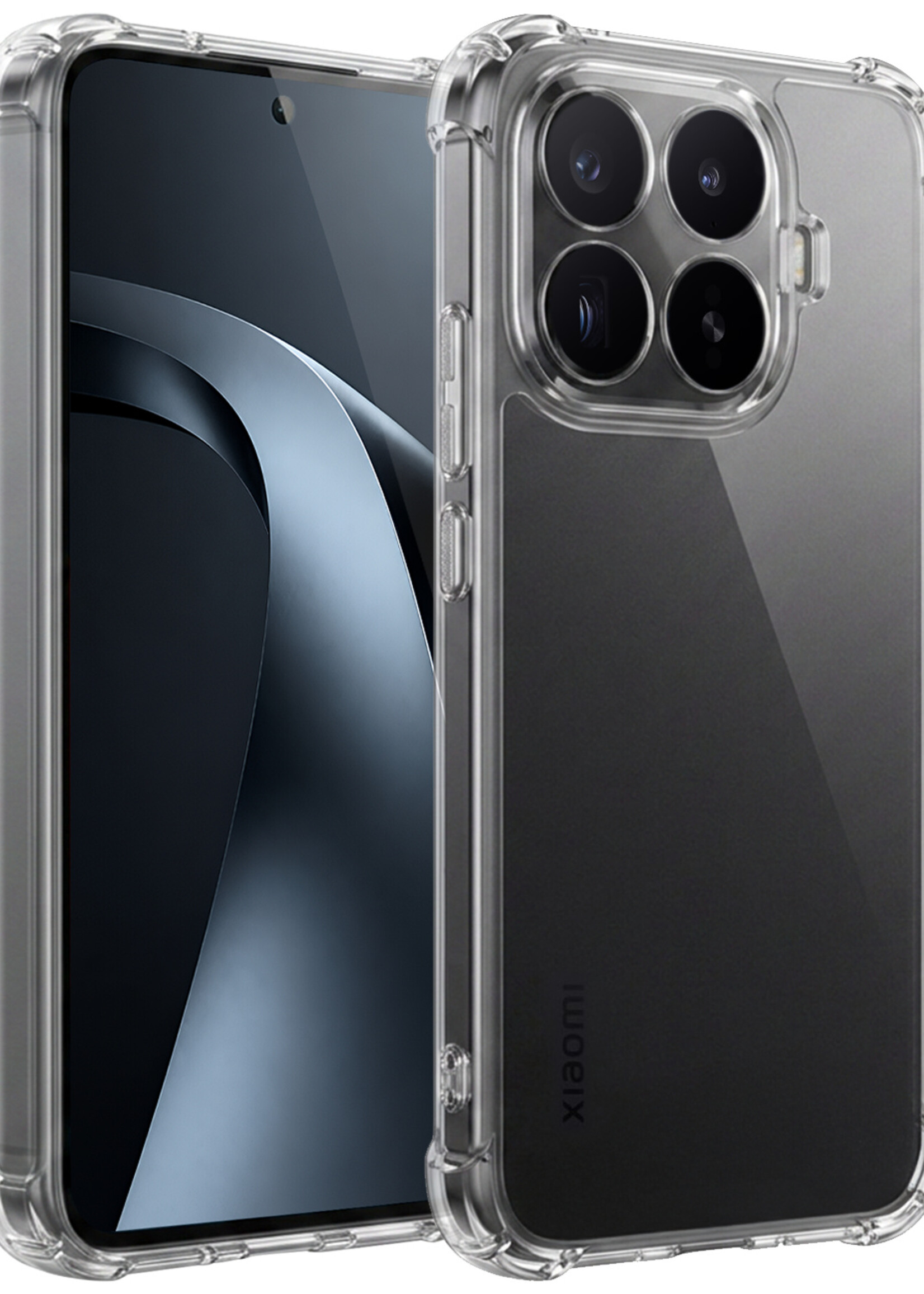 BTH BTH Xiaomi 17T Pro Hoesje Shockproof - Transparant