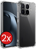 BTH BTH Xiaomi 17T Pro Hoesje Shockproof - Transparant - 2 PACK