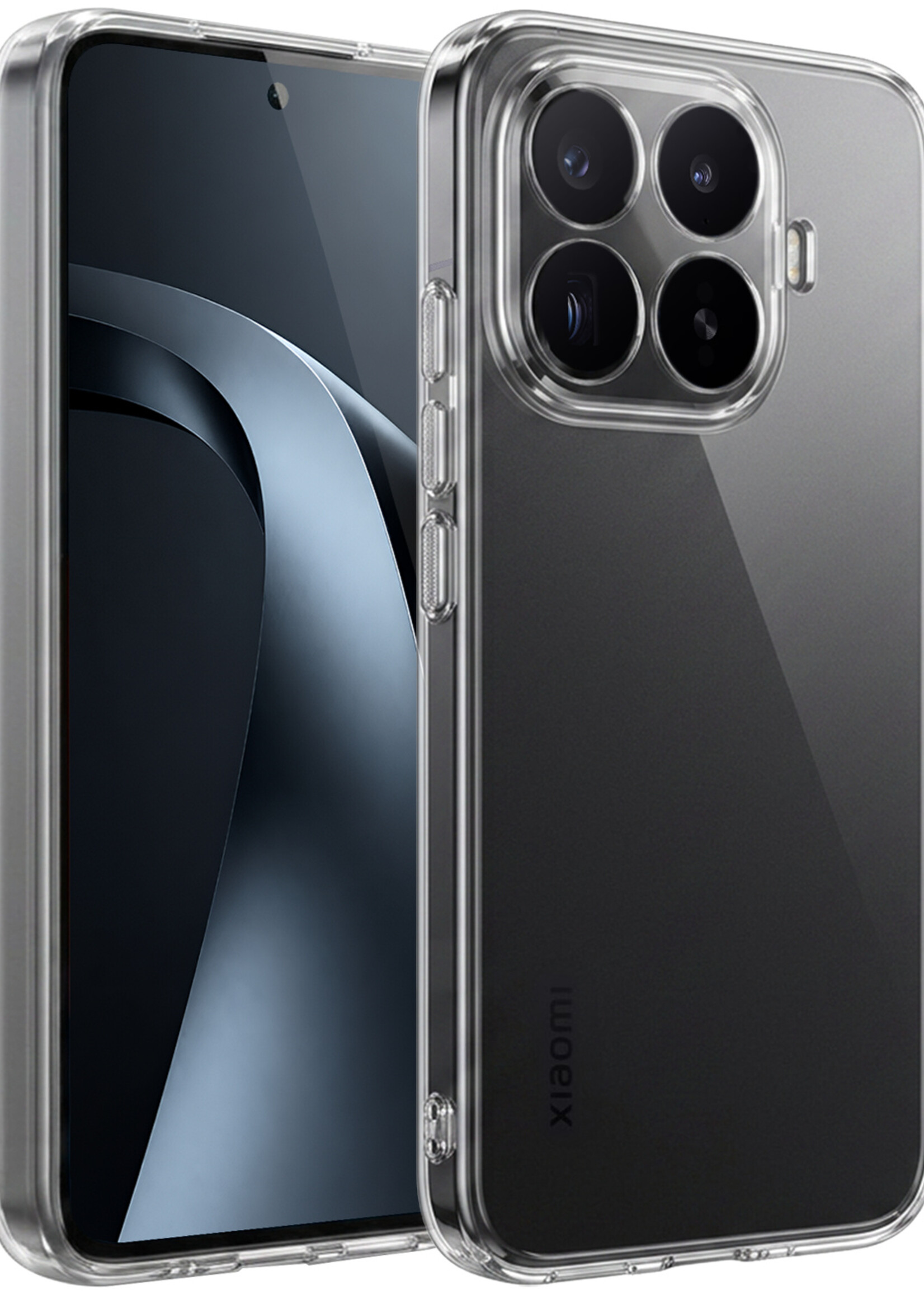 BTH BTH Xiaomi 17T Pro Hoesje Siliconen - Transparant