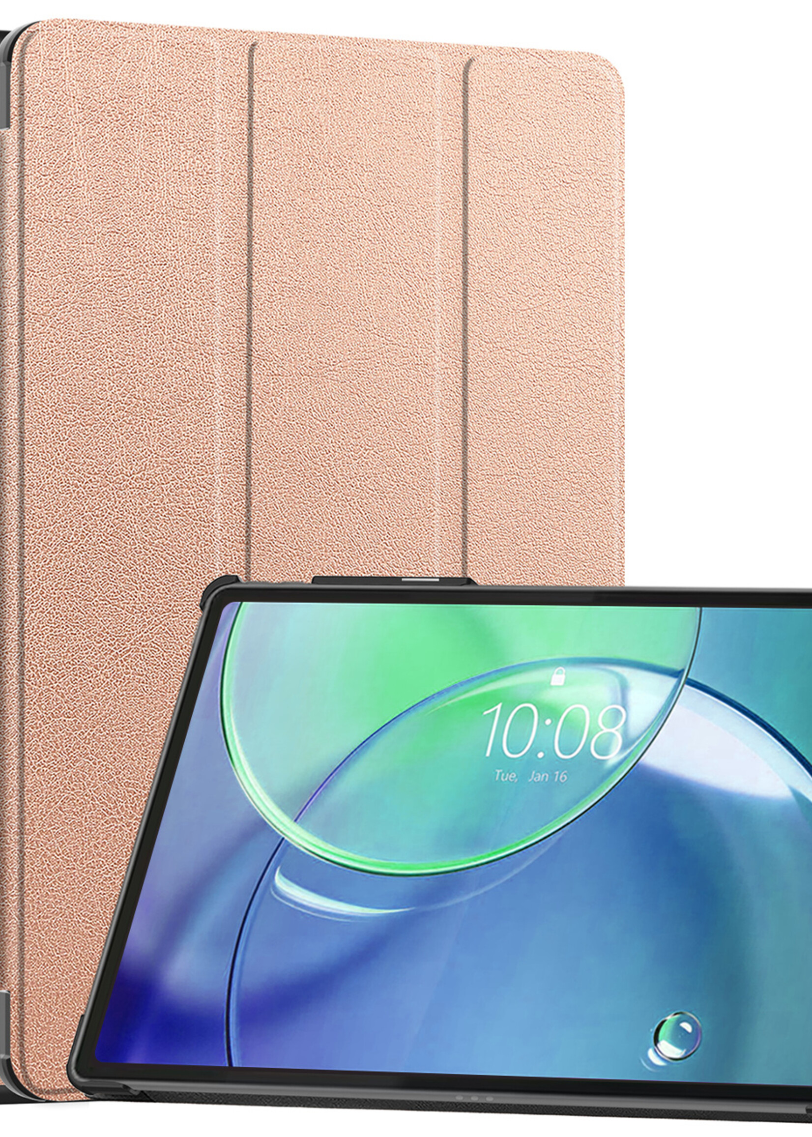 BTH BTH Lenovo Idea Tab Pro Gen 2 Hoesje - Rose Goud
