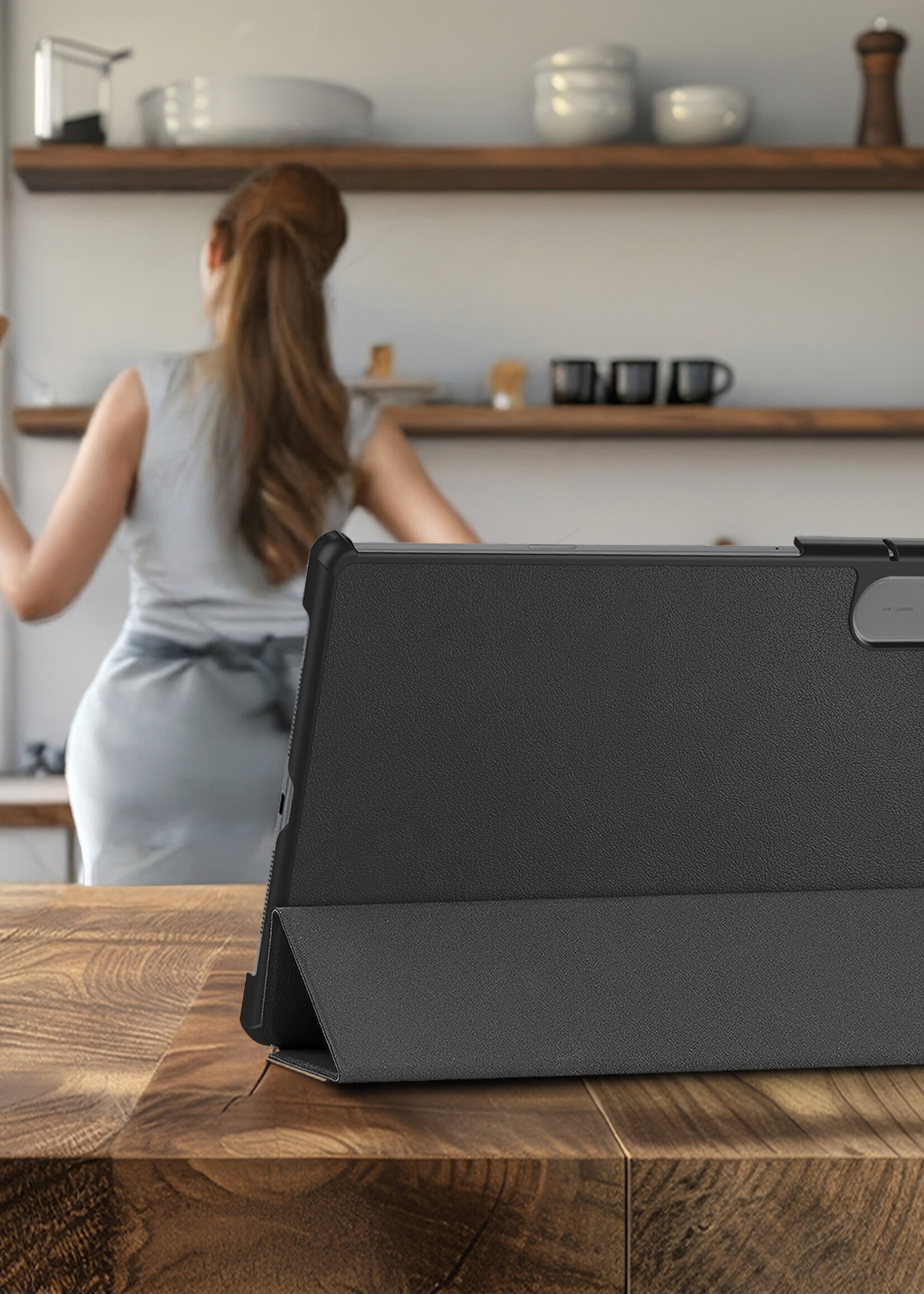 BTH BTH Lenovo Idea Tab Pro Gen 2 Hoesje - Zwart