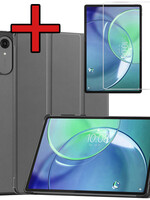 BTH BTH Lenovo Idea Tab Pro Gen 2 Hoesje Met Screenprotector - Grijs