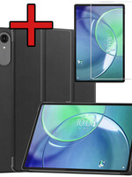 BTH BTH Lenovo Idea Tab Pro Gen 2 Hoesje Met Screenprotector - Zwart