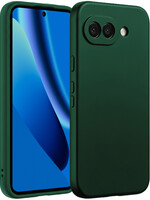 BTH BTH Google Pixel 10a Hoesje Siliconen - Donkergroen